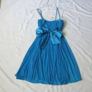 Intrigue | Dresses | Nwt Blue Semiformal Dress W Empire Waist | Poshmark